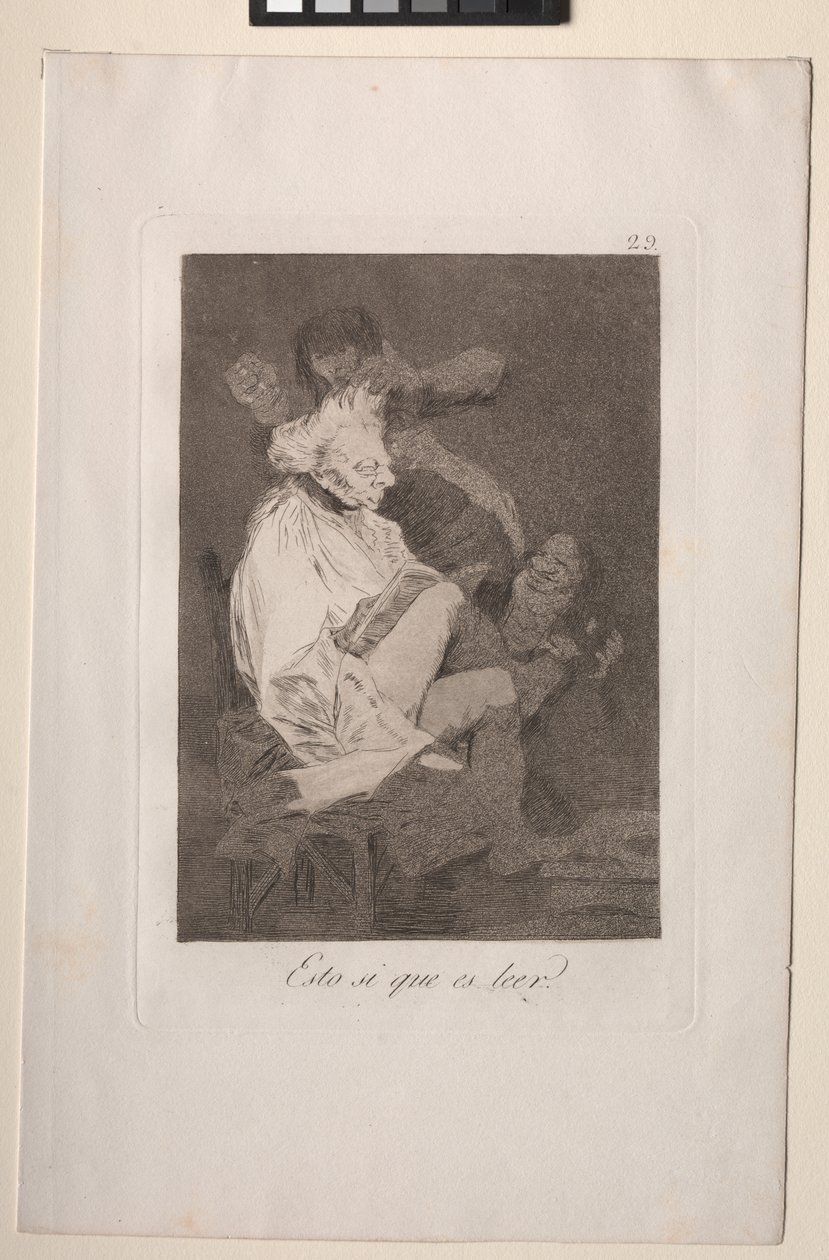 Caprichos: Det är verkligen att kunna läsa av Francisco de Goya