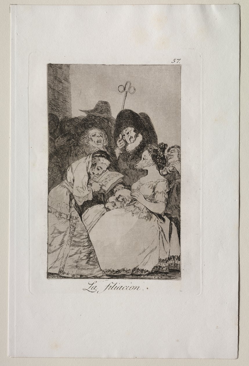 Caprichos: Filiationen av Francisco de Goya