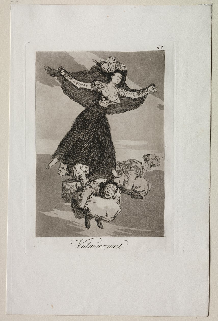 Caprichos: De har flugit av Francisco de Goya