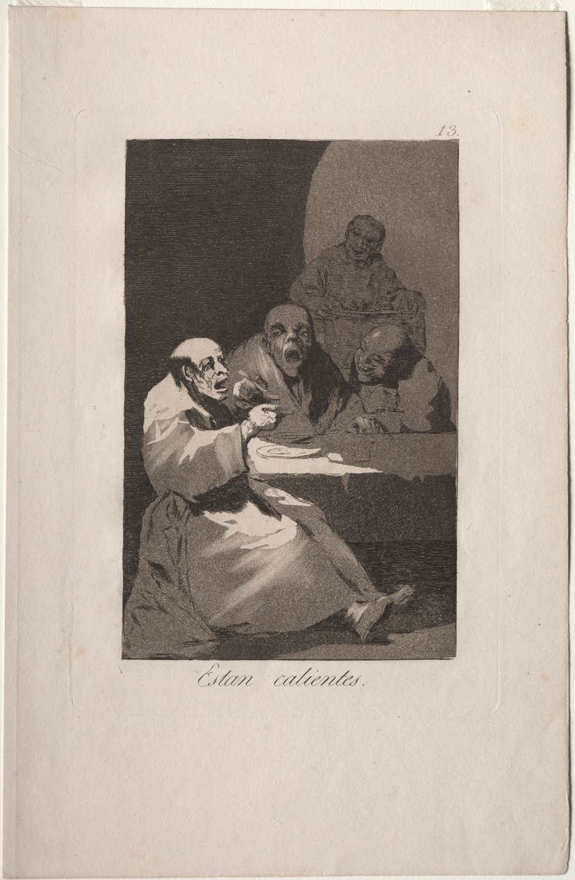 Caprichos: De är heta.. av Francisco de Goya
