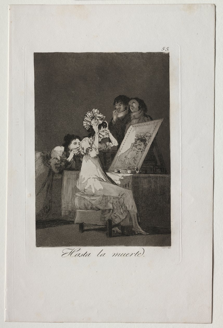 Caprichos: Till döden av Francisco de Goya