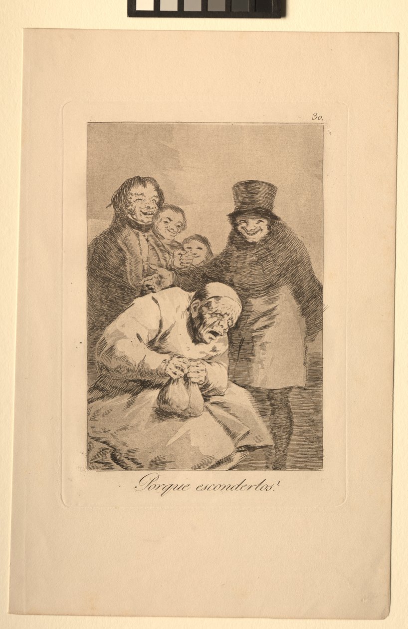 Caprichos: Varför dölja dem. av Francisco de Goya