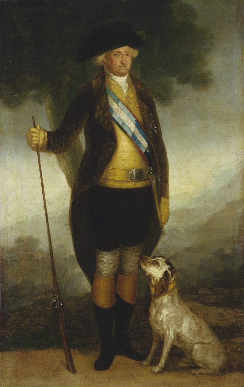 Carlos IV av Spanien, jakt c.1799-1800 av Francisco de Goya