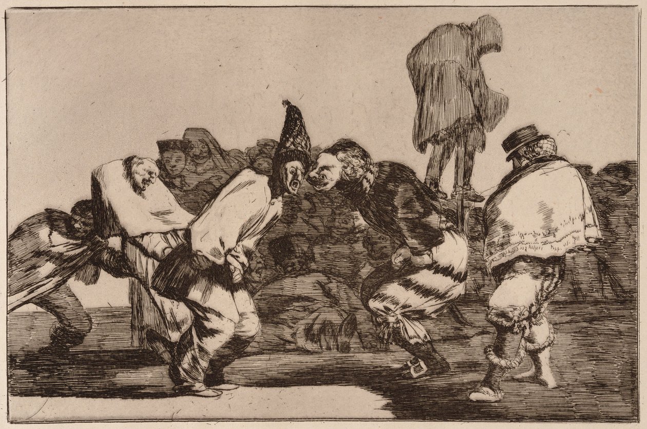 ”Carnival Folly” (Disparate de carnaval), ur serien ”Los Disparates” av Francisco de Goya