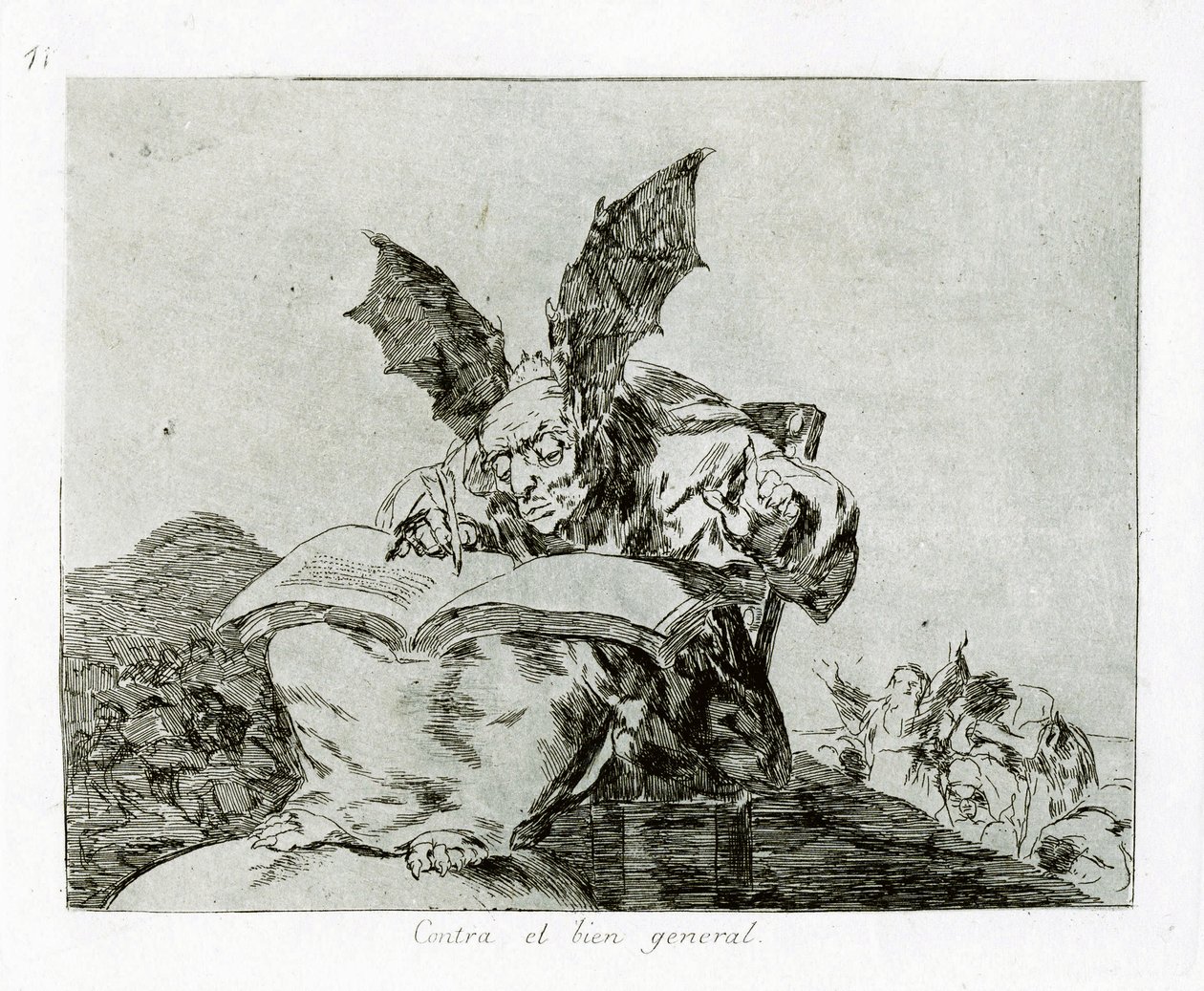 Mot det allmänna bästa Mot det allmänna bästa. Plåt 71 från The Disasters of War av Francisco de Goya