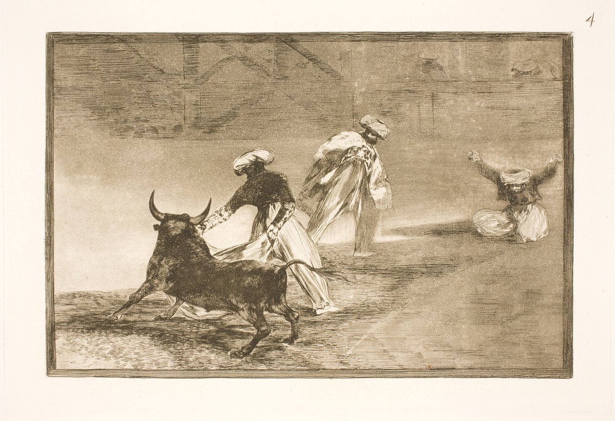 De retar någon annan i hägnet av Francisco de Goya