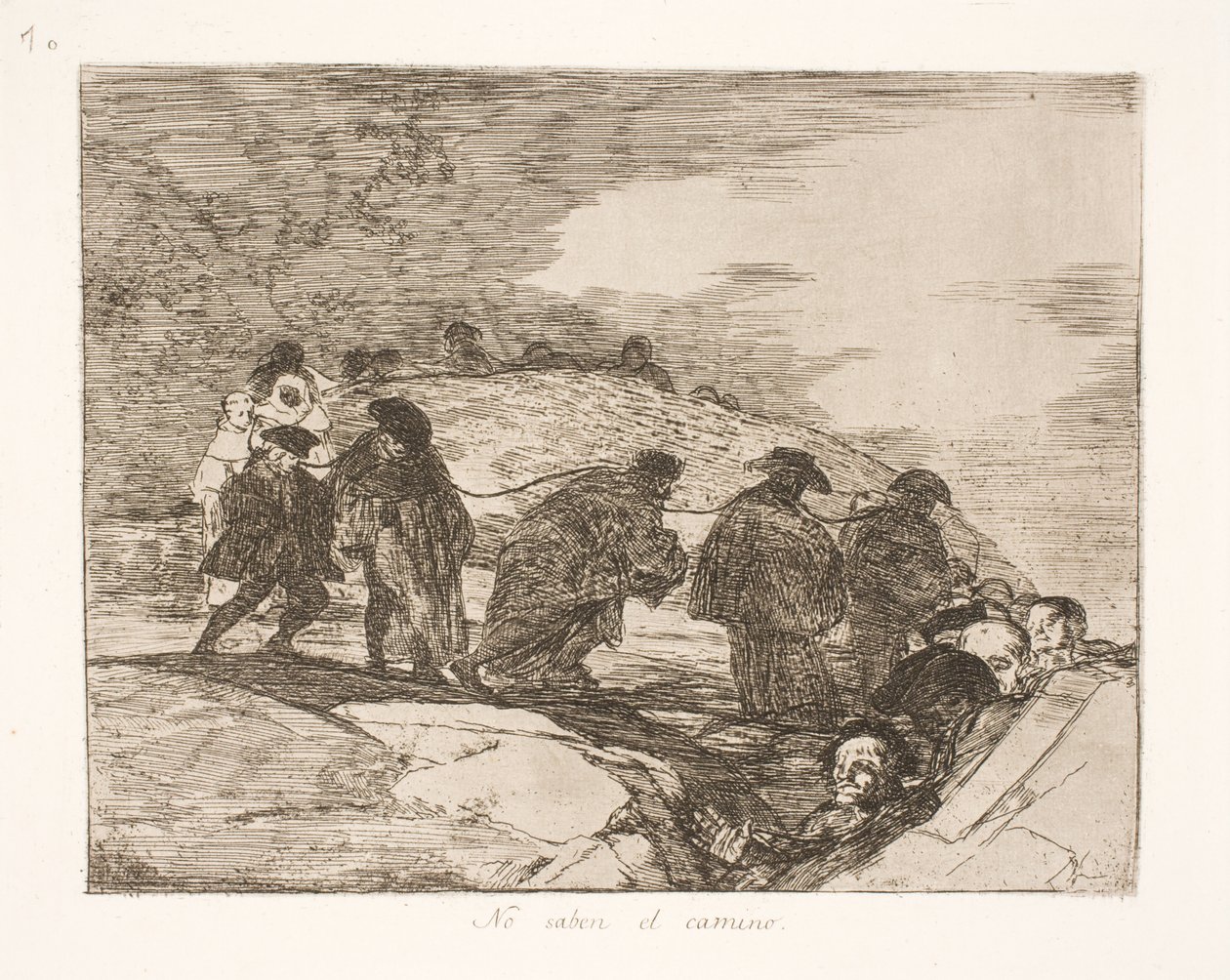 De vet inte var (70) av Francisco de Goya