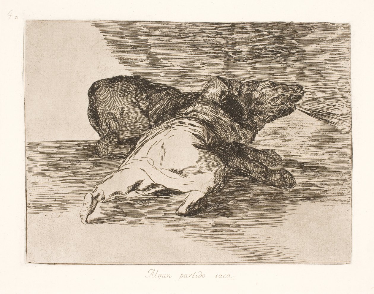 Det får ut något av det! (40) av Francisco de Goya