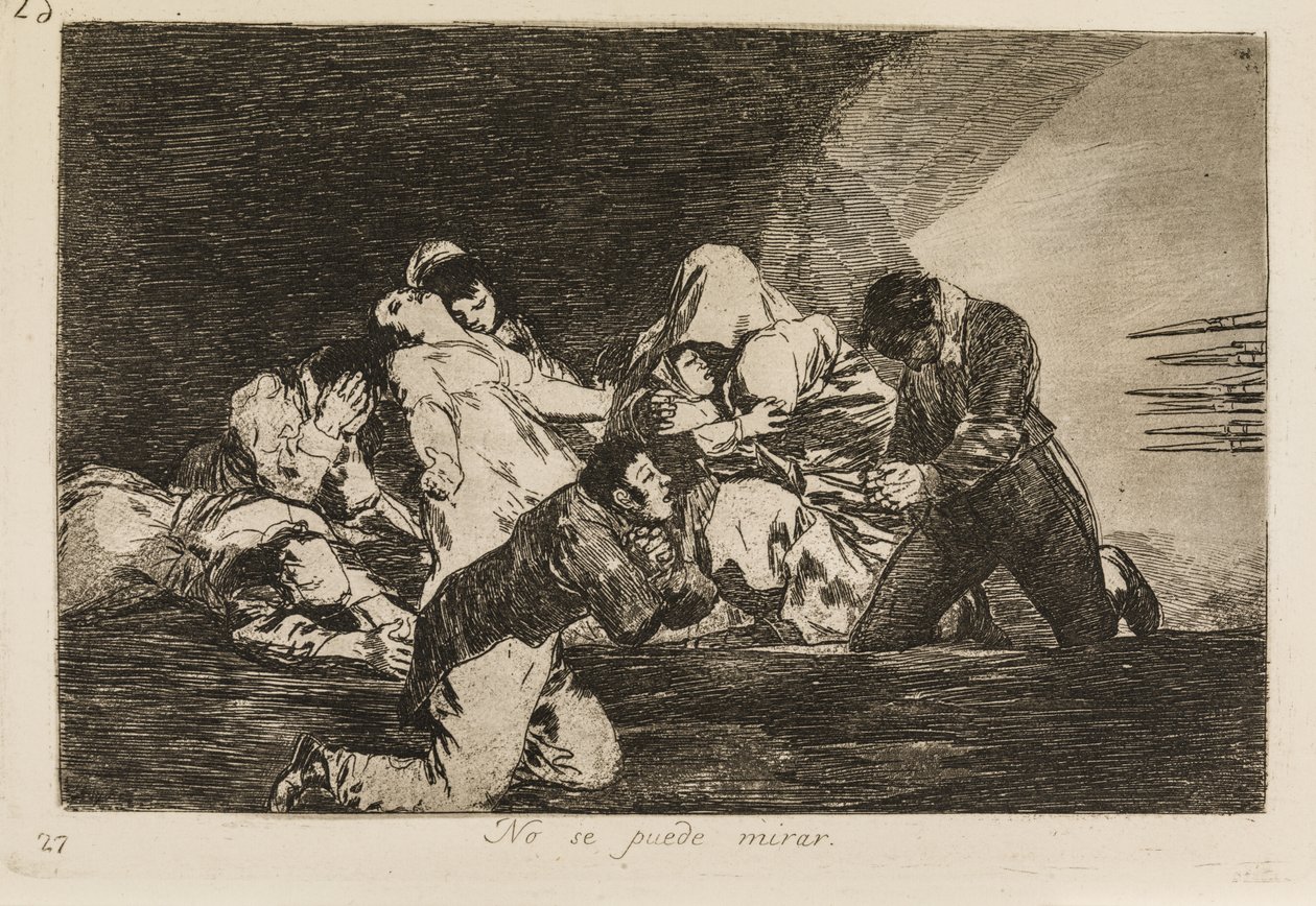 Den är inte för visning (26) av Francisco de Goya
