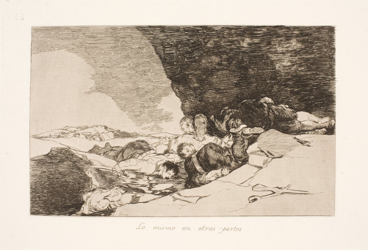 Samma på ett annat sätt (23) av Francisco de Goya