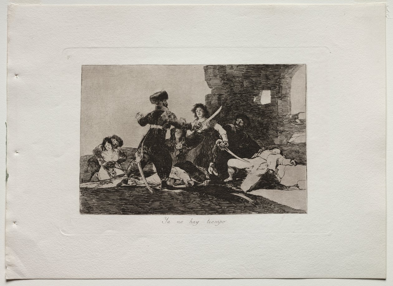 Disasters of War: Det finns inte tid nu av Francisco de Goya