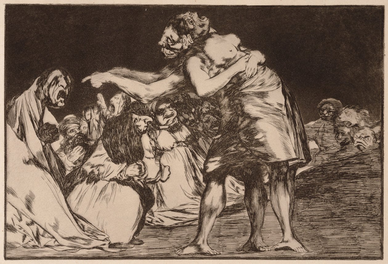 Oordnad dårskap, ur serien Los Disparates av Francisco de Goya