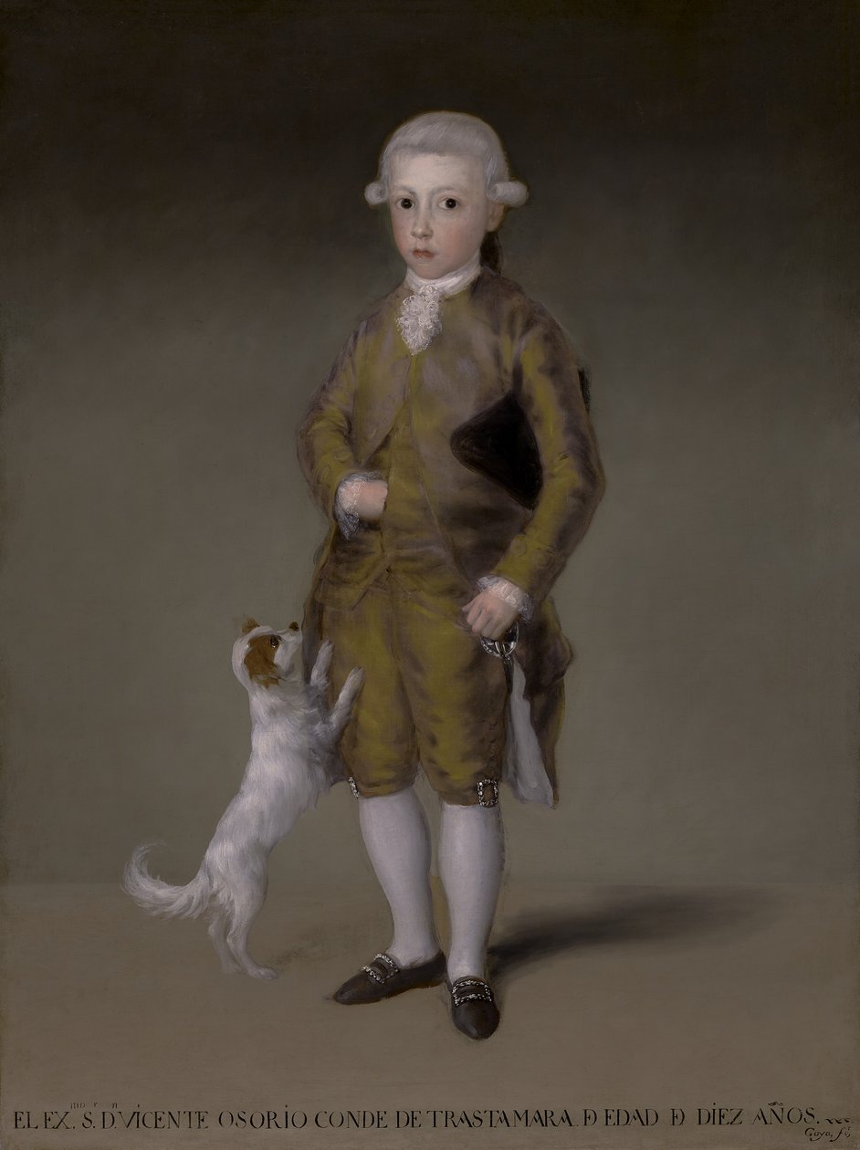 Don Vicente Isabel Osorio de Moscoso y Álvarez de Toledo, greve av Trastámara, ca 1787-88 av Francisco de Goya