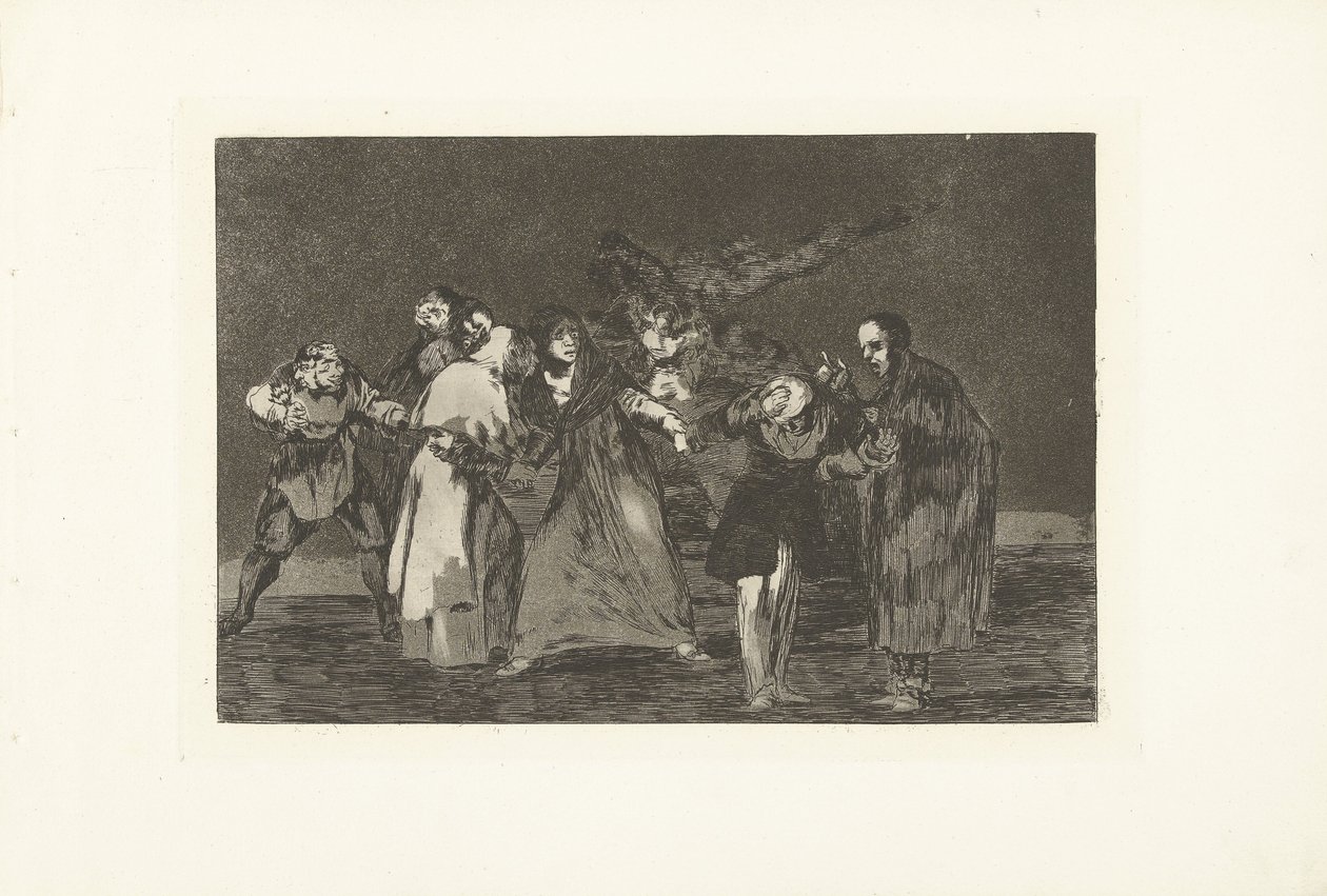 Trippel dårskap Disparat trippel Los Disparates (The follies) (serietitel) Los Proverbios (Ordspråken) (serietitel) av Francisco de Goya