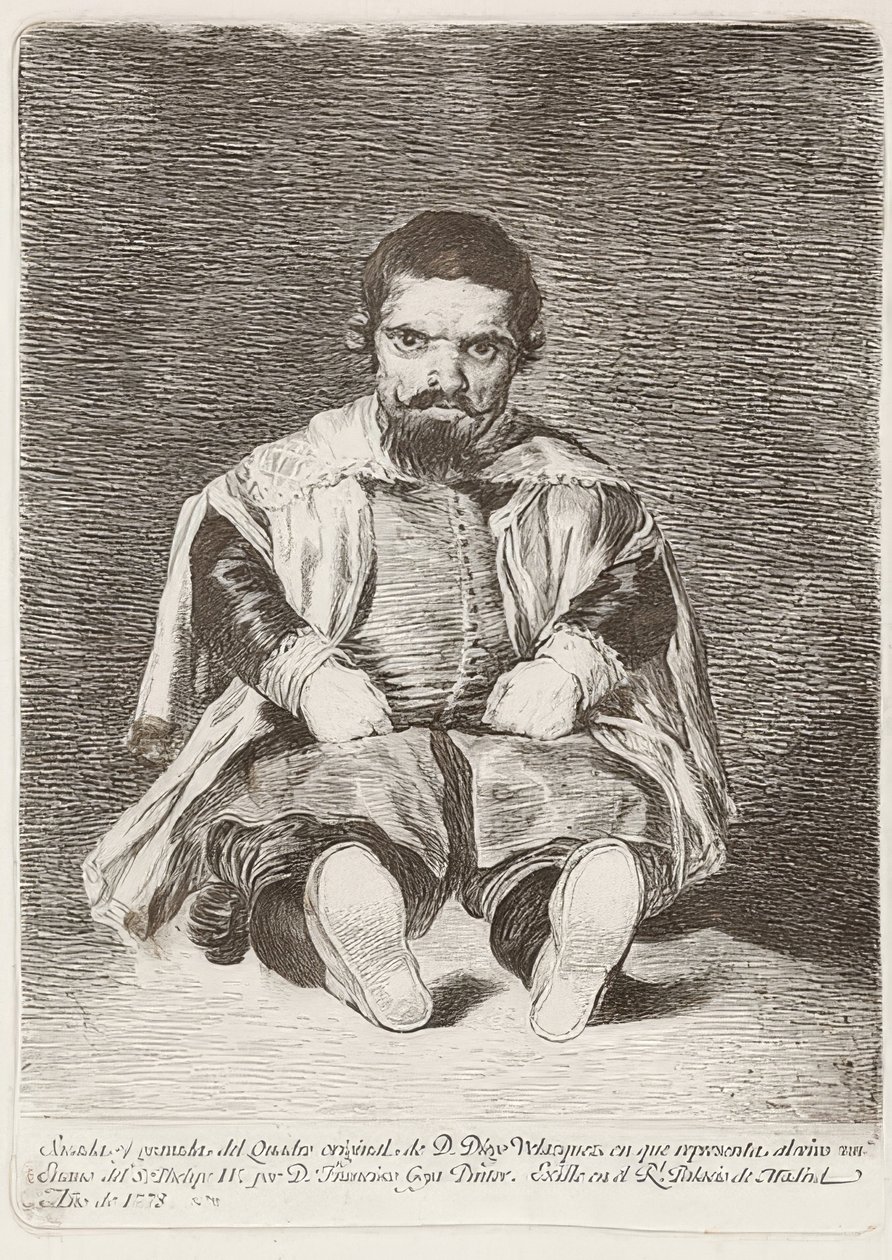 En dvärg (Un Enano). 1778 av Francisco de Goya