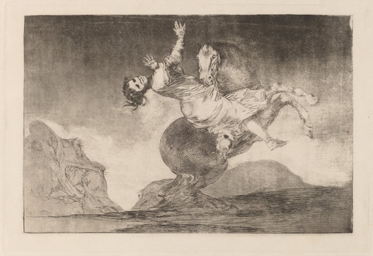 Raptorhästen (The Horse-Abductor) av Francisco de Goya