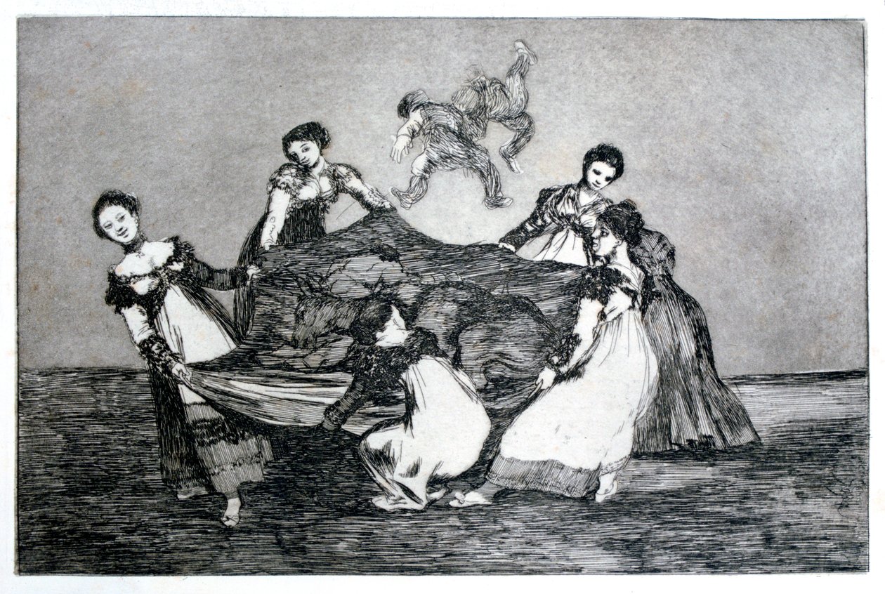 Kvinnlig gåta, 1819-1823 av Francisco de Goya