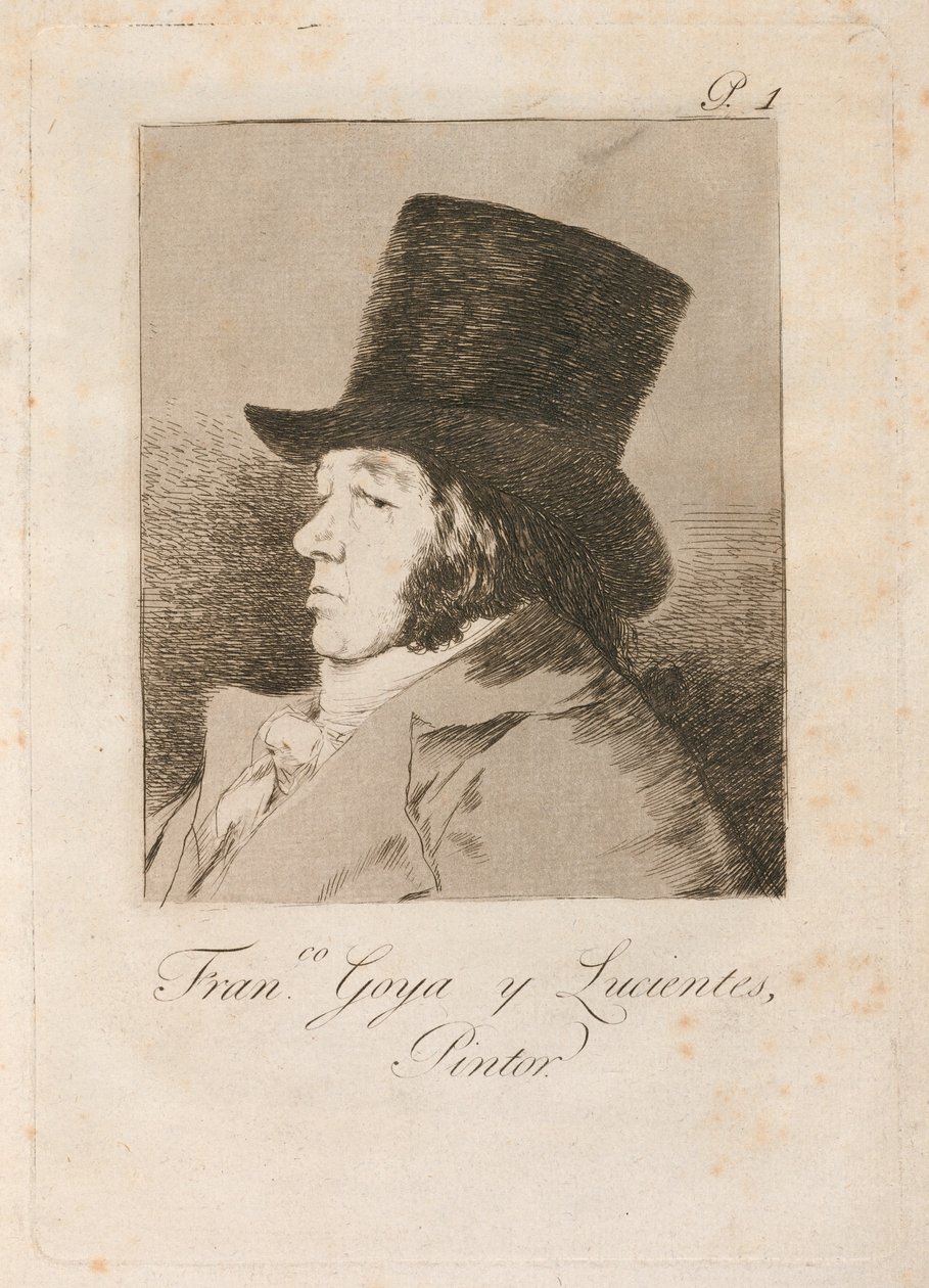 Francesco Goya y Lucientes, målare (Francesco Goya y Lucientes, målare) av Francisco de Goya