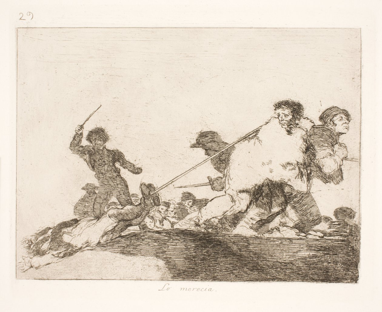 Han förtjänade det (29) av Francisco de Goya