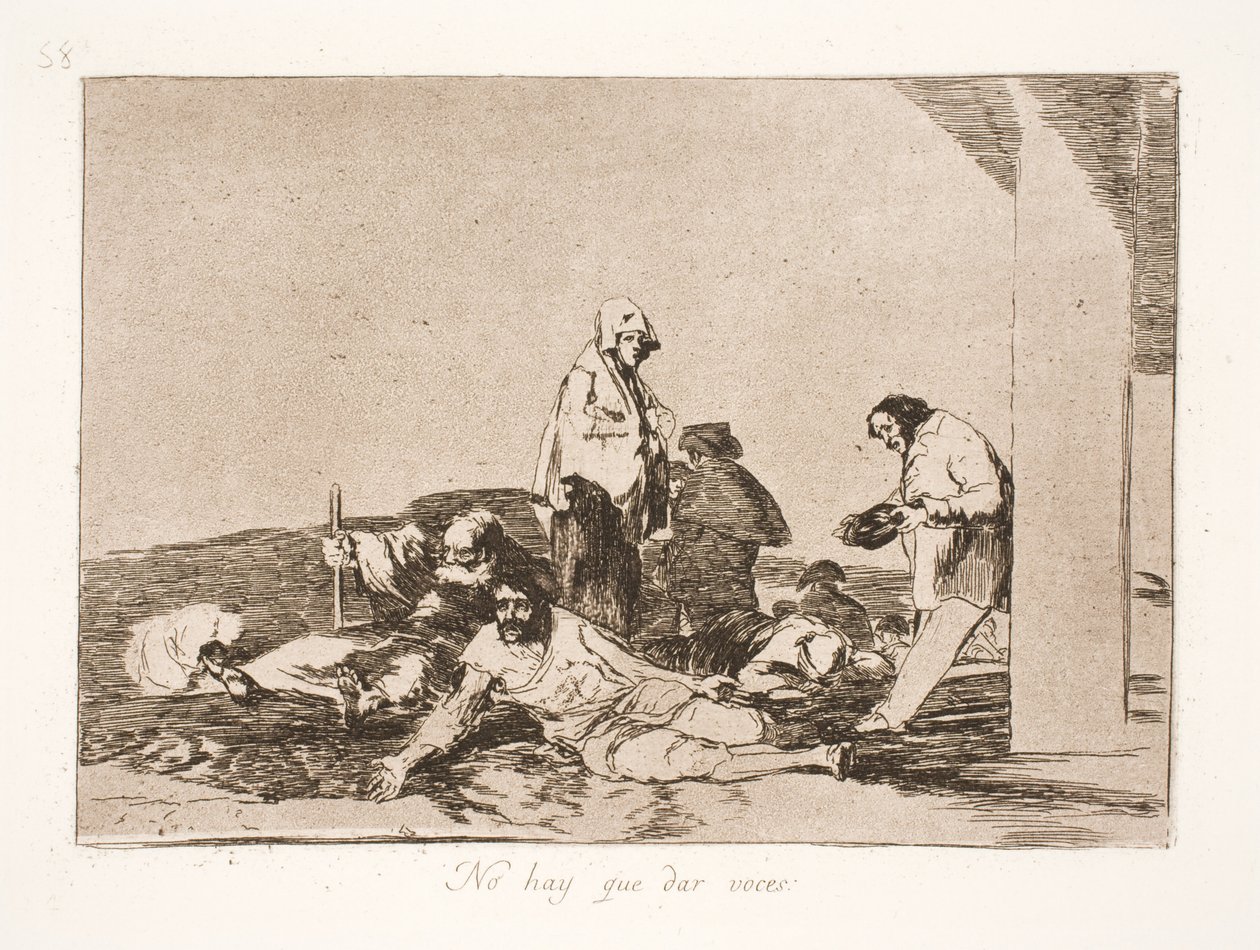 Vad tjänar det till att klaga (58) av Francisco de Goya