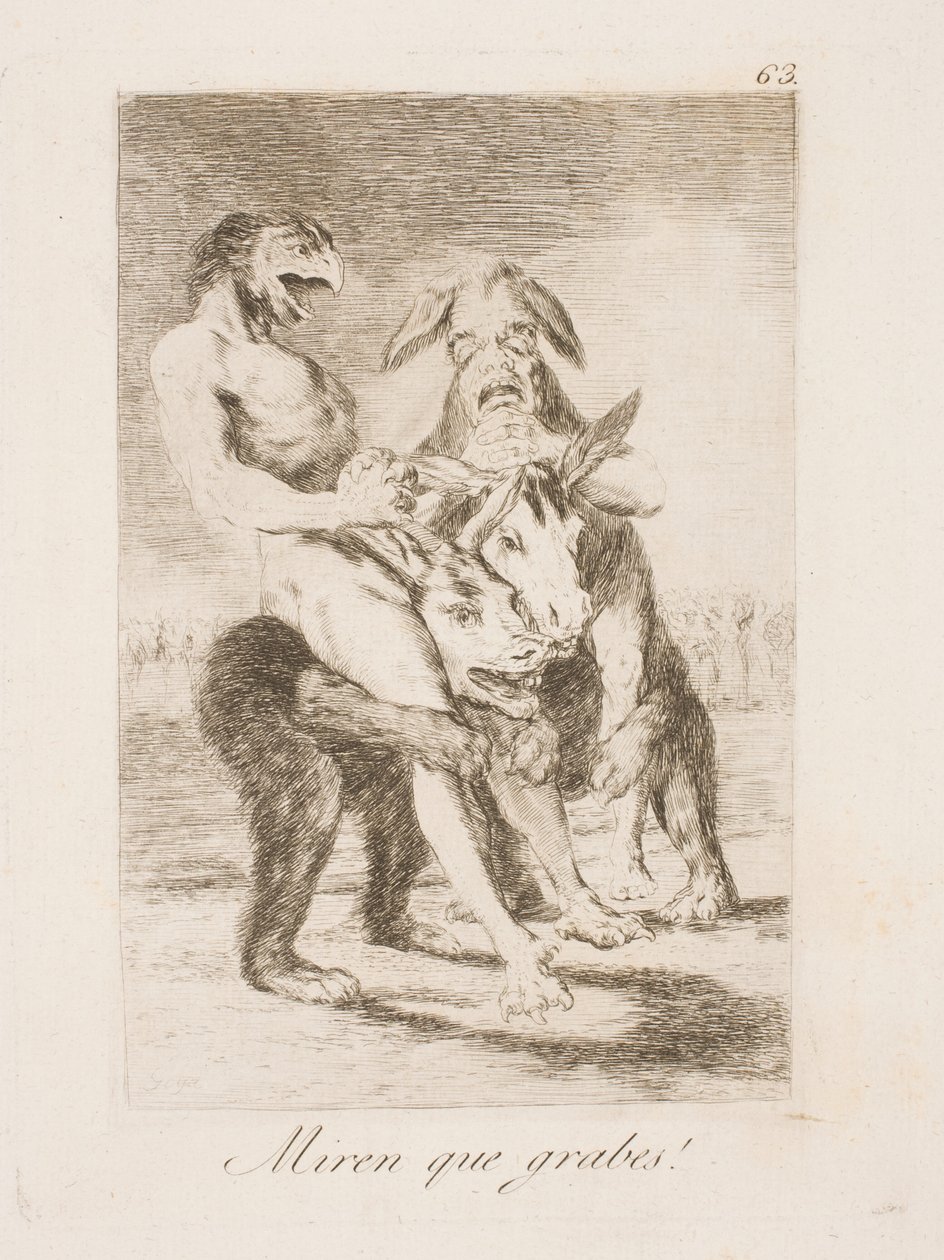 Vilket allvar av Francisco de Goya