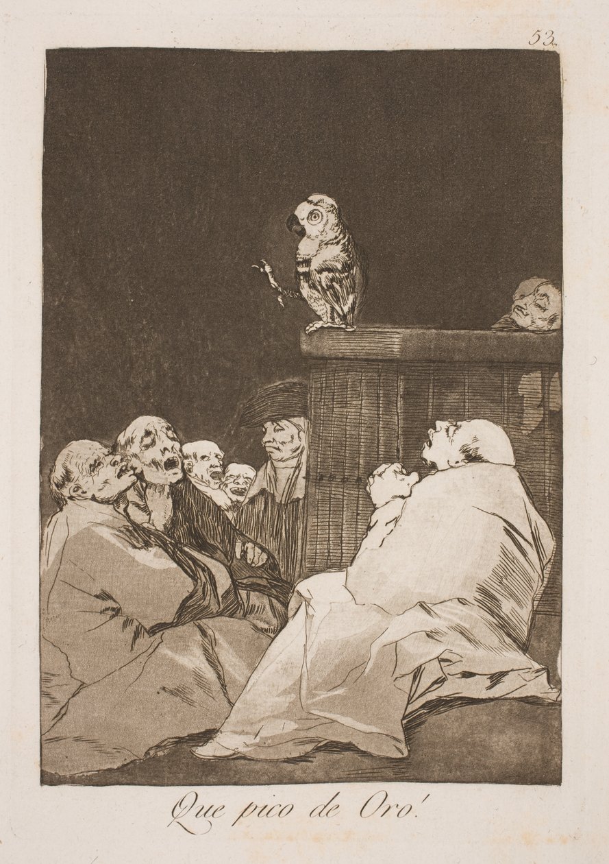 Vilken gyllene näbb av Francisco de Goya