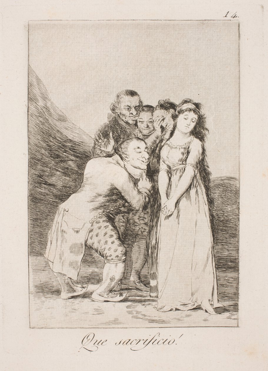 Vilken uppoffring av Francisco de Goya