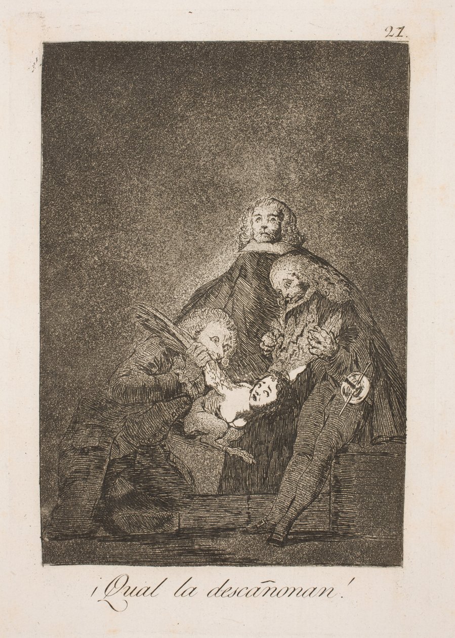 Där de väljer henne av Francisco de Goya