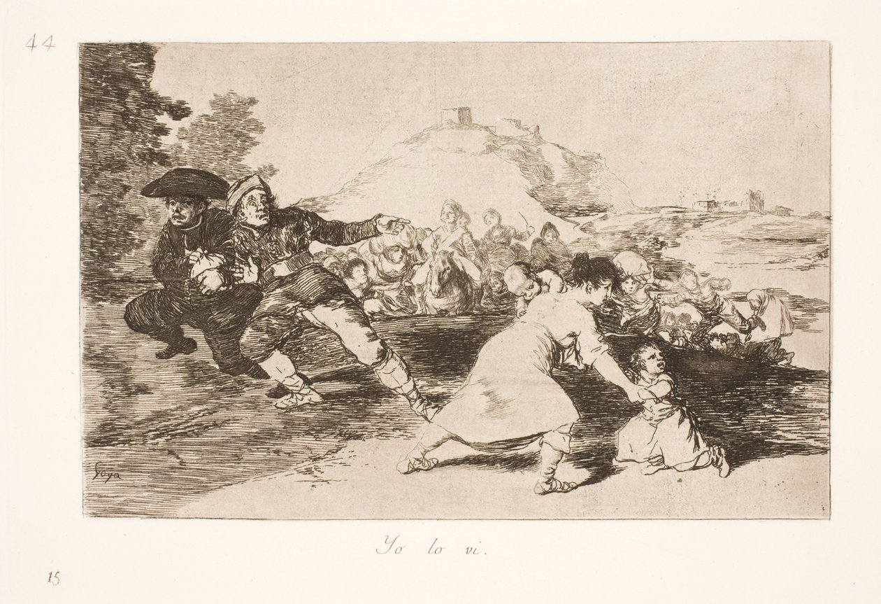 jag såg det av Francisco de Goya
