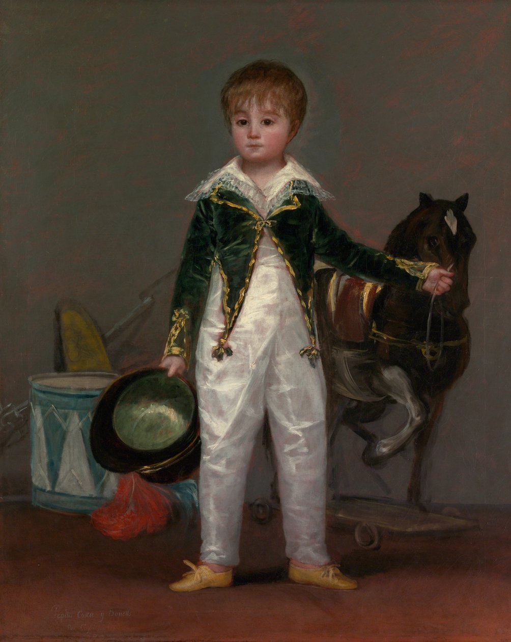 José Costa y Bonells (död 1870), kallad Pepito, ca 1810 av Francisco de Goya