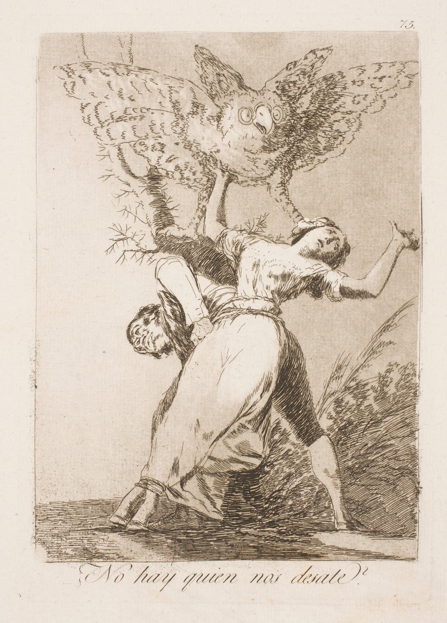 Kan vi inte skilja oss då? av Francisco de Goya