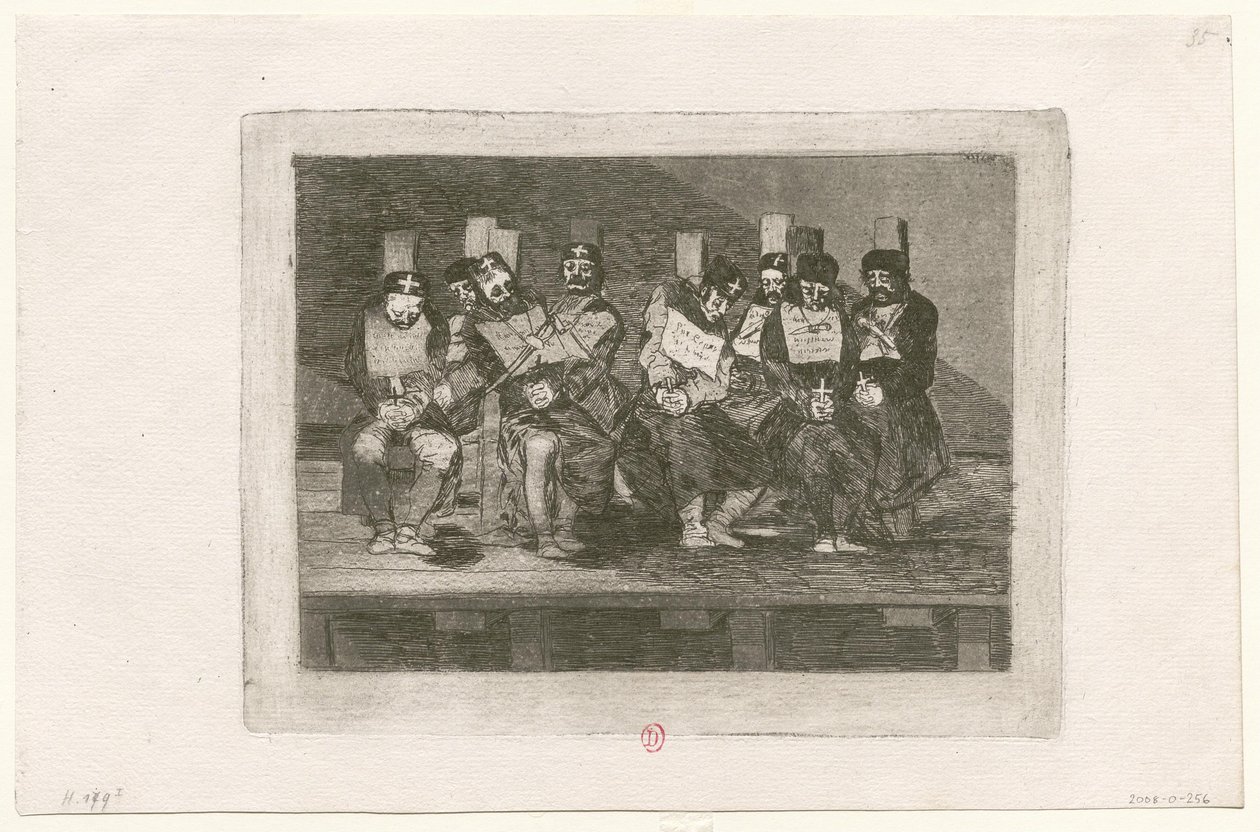 Krigets fasor, plansch 35: Man kan inte veta varför av Francisco de Goya