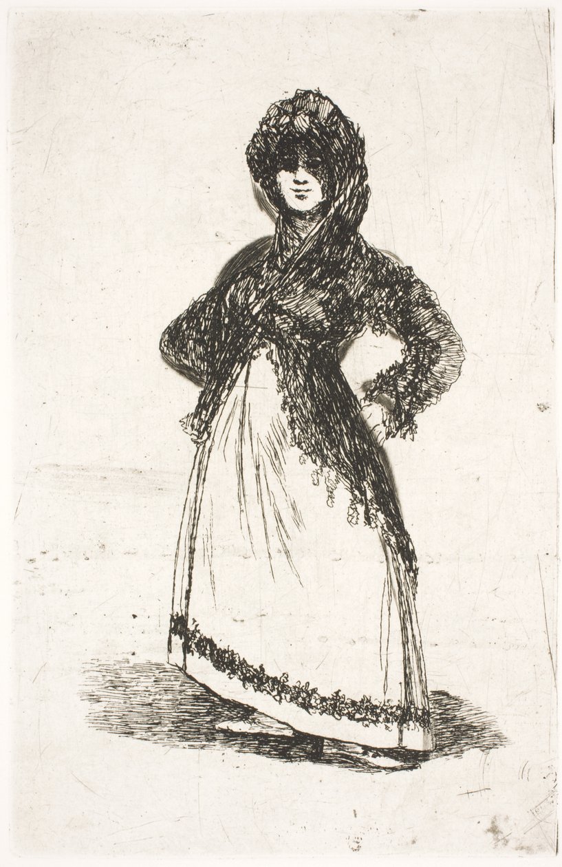 Maja, står av Francisco de Goya