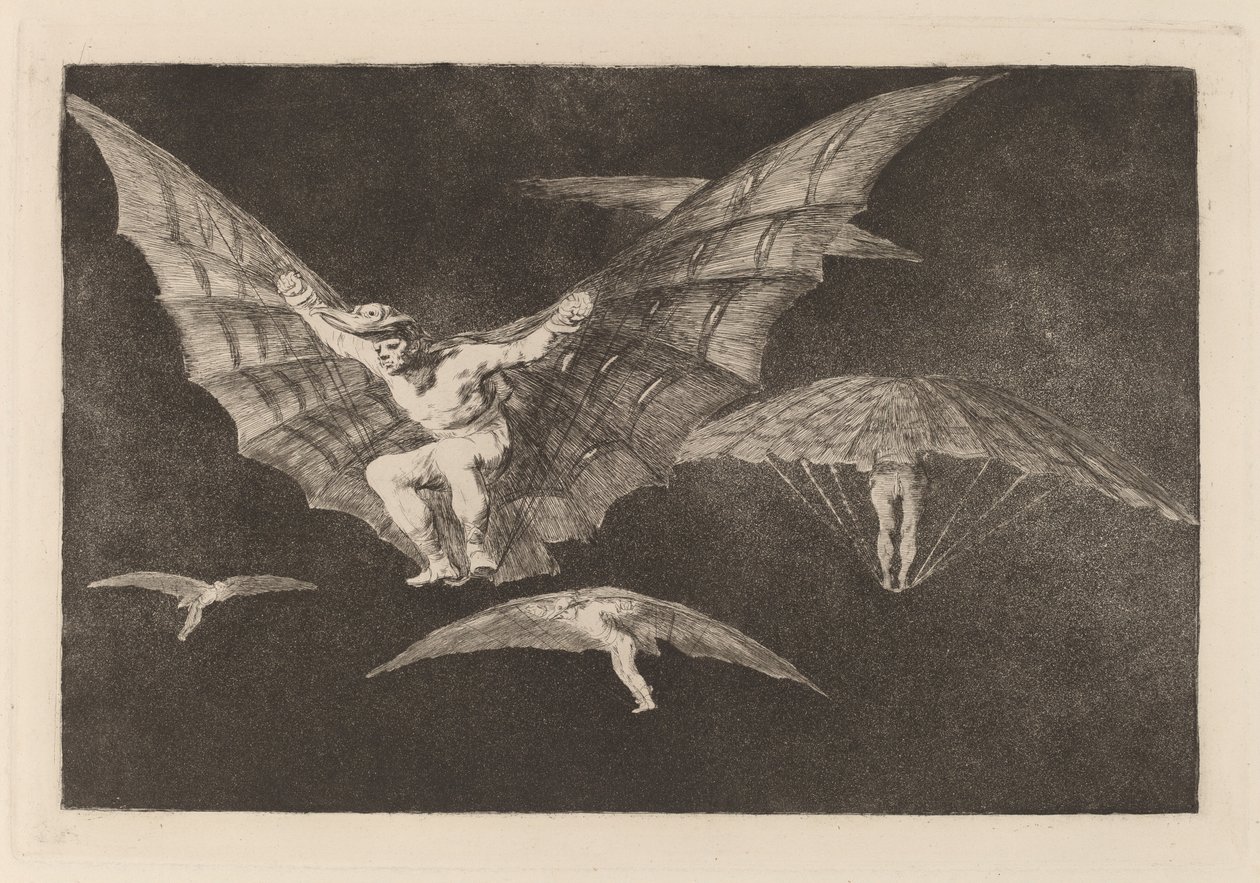 Modo de volar (ett sätt att flyga) av Francisco de Goya