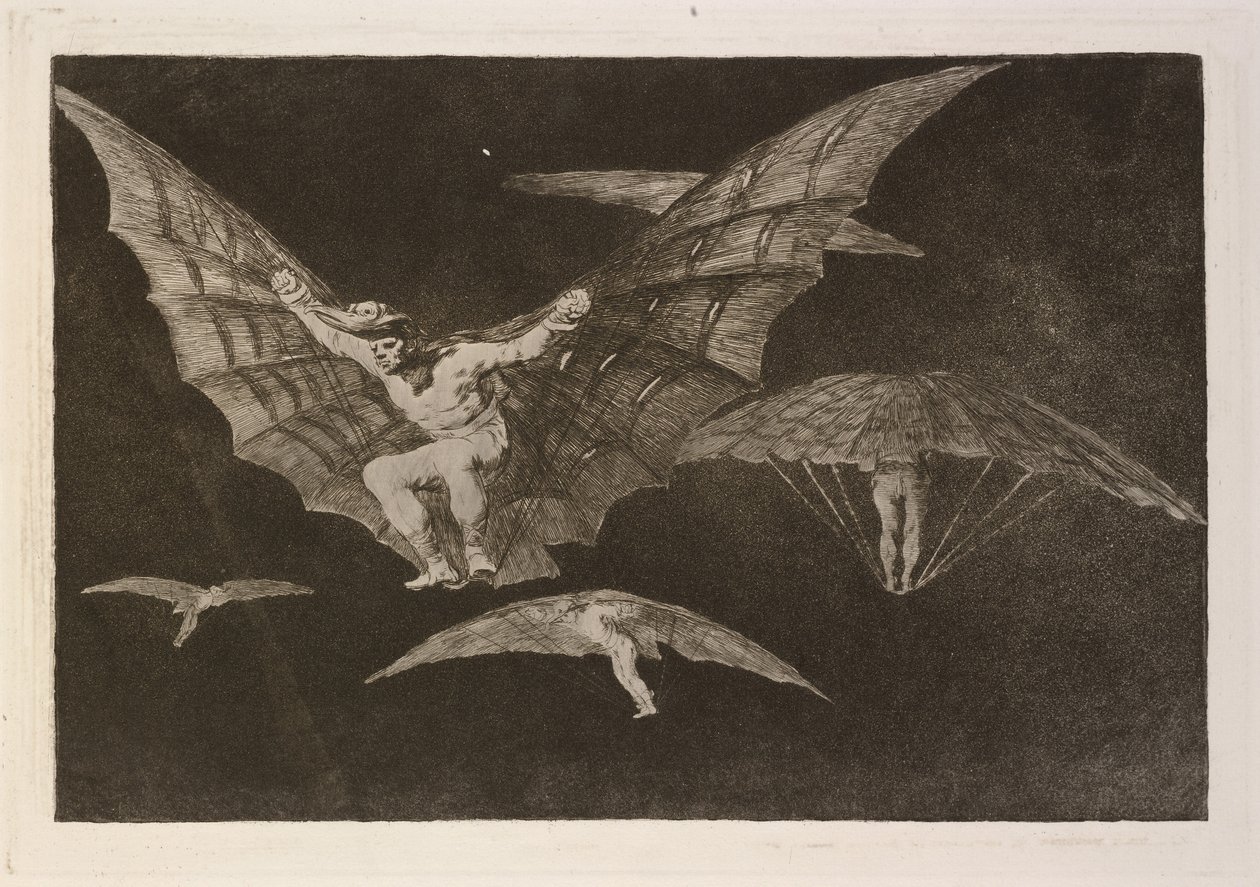 Modo de volar (ett sätt att flyga) av Francisco de Goya