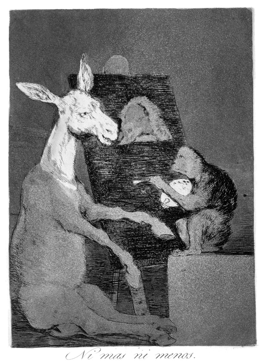 Varken mer eller mindre, 1799 av Francisco de Goya
