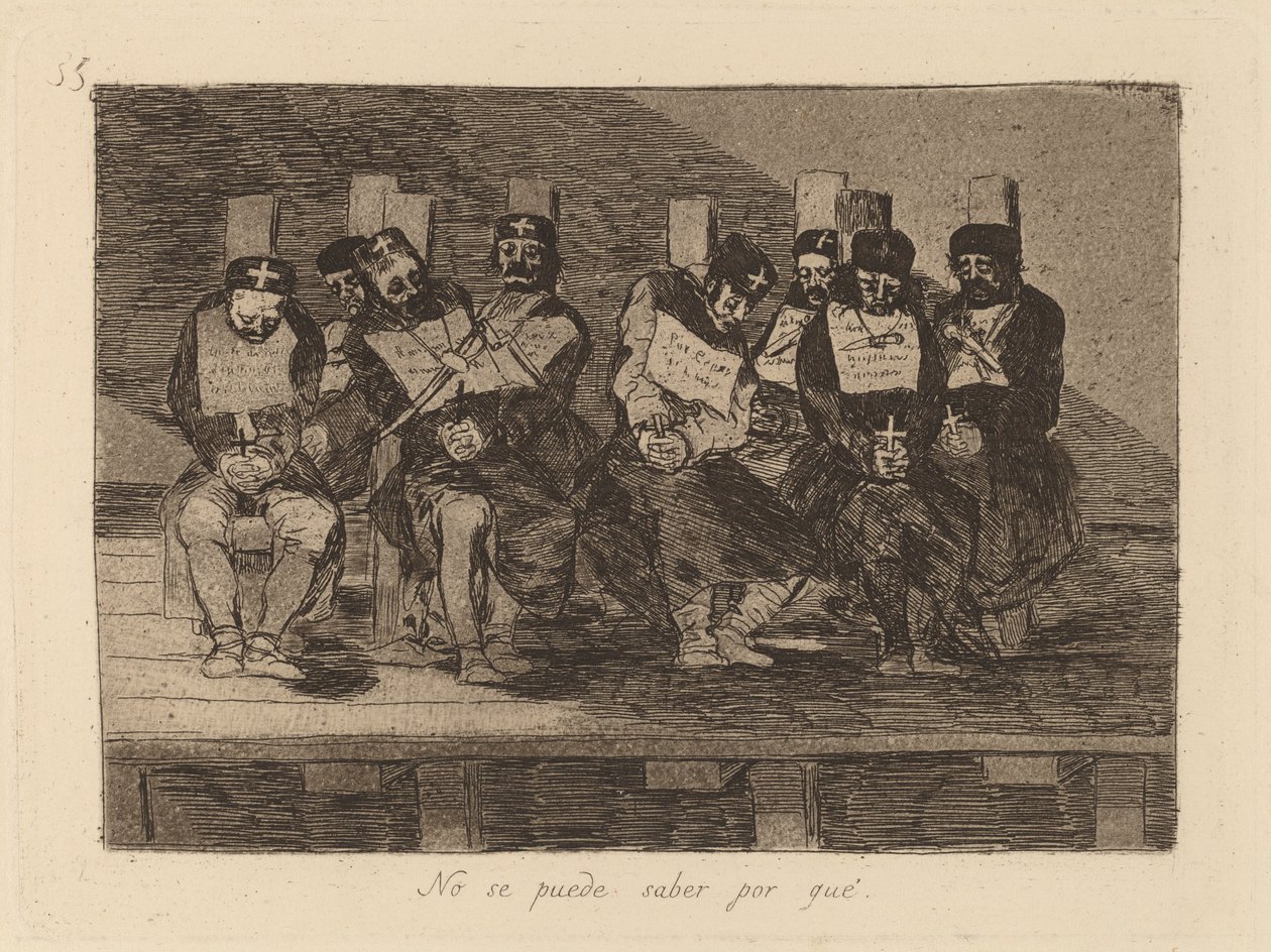 Kan inte säga varför (Man kan inte säga varför) av Francisco de Goya