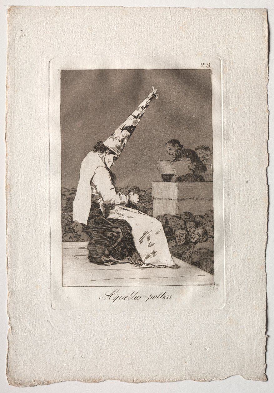 Åttio Caprices: Dessa Polbos, 1793-1798. av Francisco de Goya