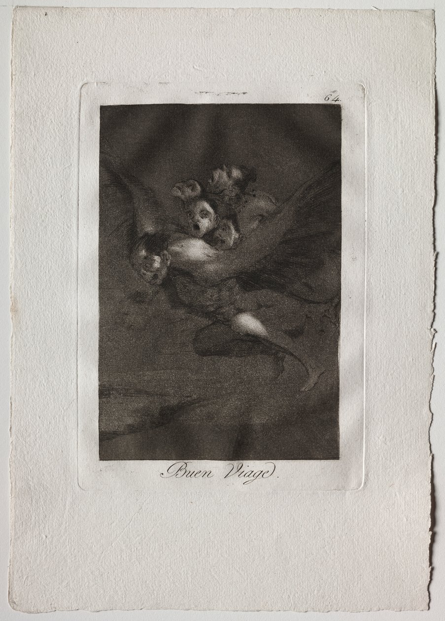 Åttio Caprices: Bon Voyage av Francisco de Goya