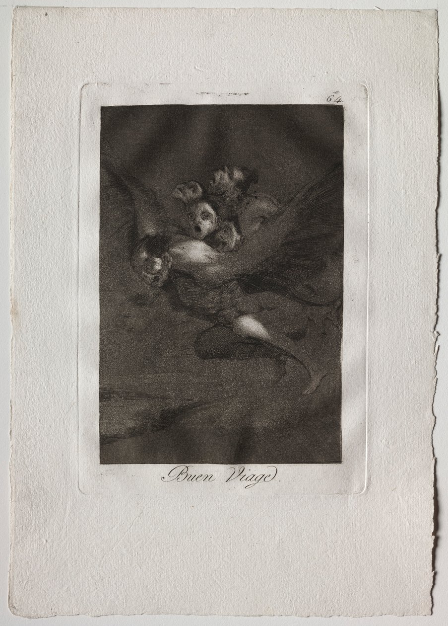 Åttio Caprices: Bon Voyage, 1793-1798. av Francisco de Goya