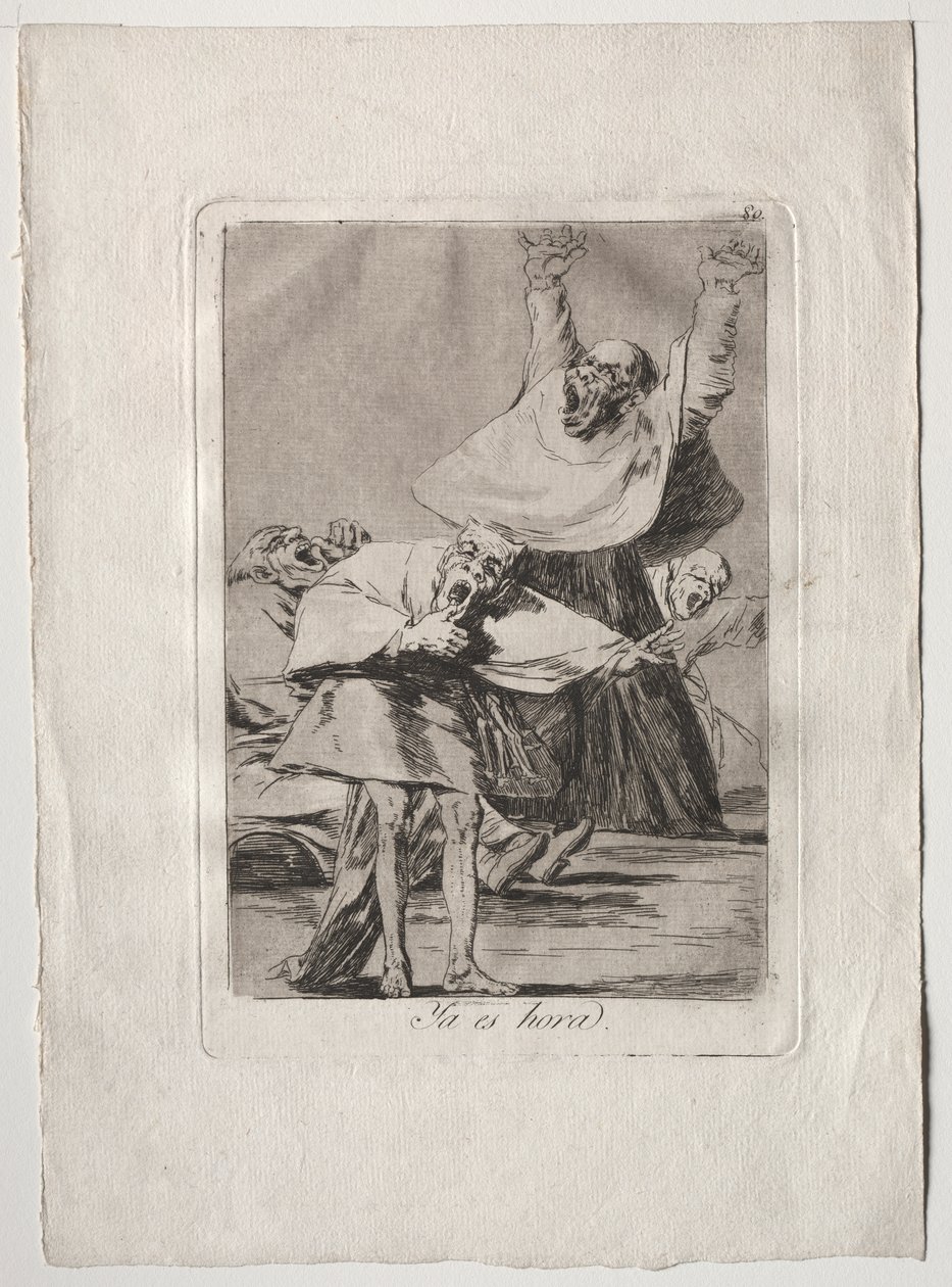 Åttio Caprices: Det är dags av Francisco de Goya