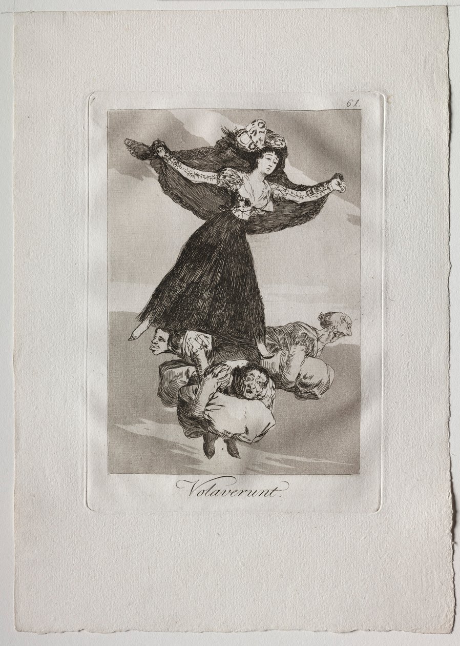 Åttio Caprices: Volaverunt, 1793-1798. av Francisco de Goya