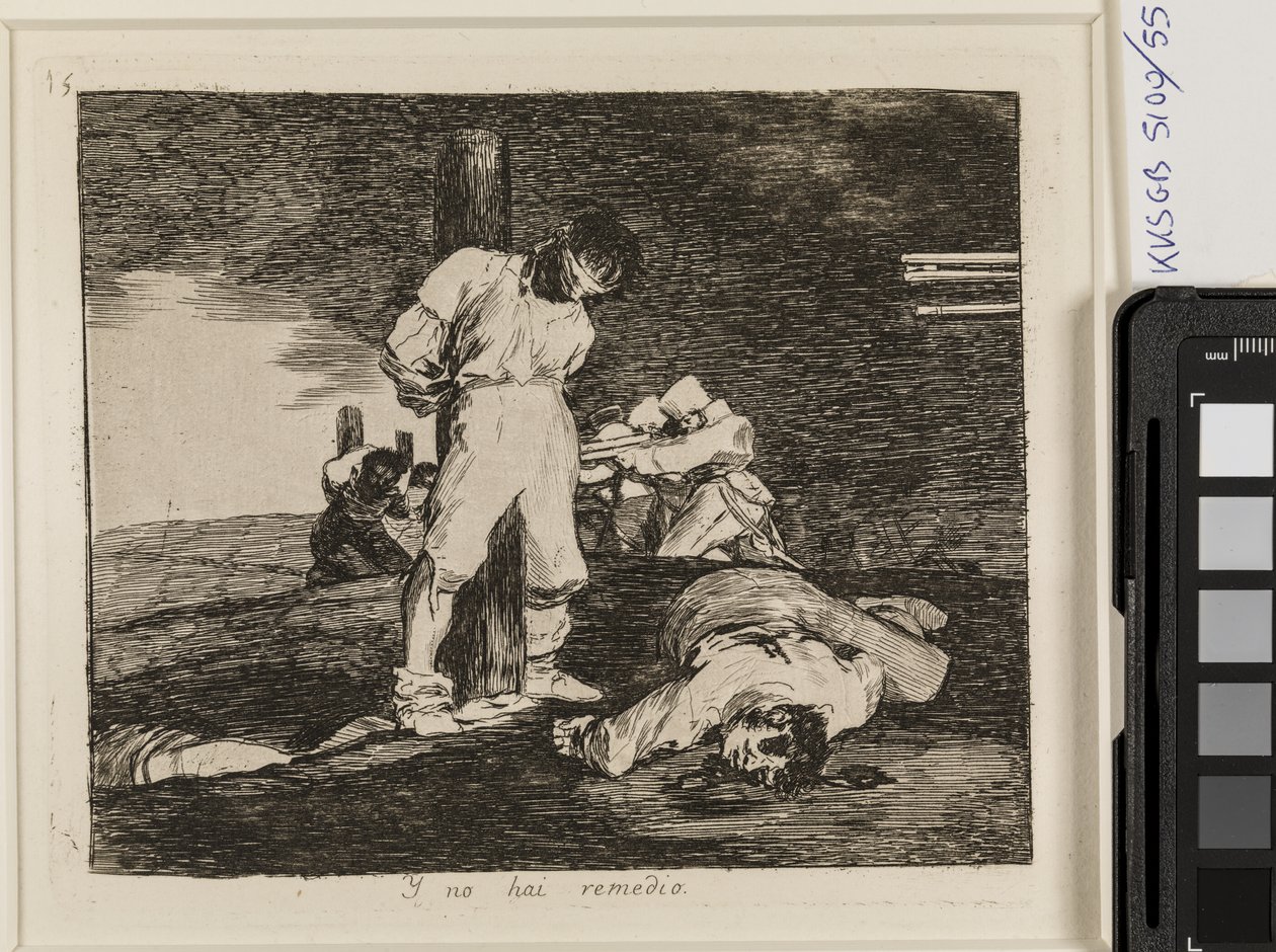 Och det finns inget mer att göra (15) av Francisco de Goya