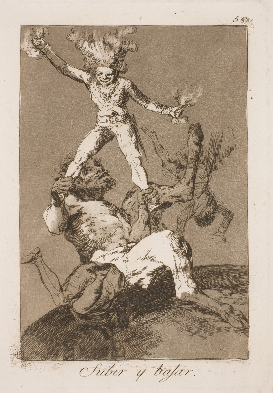 Upp och ner av Francisco de Goya