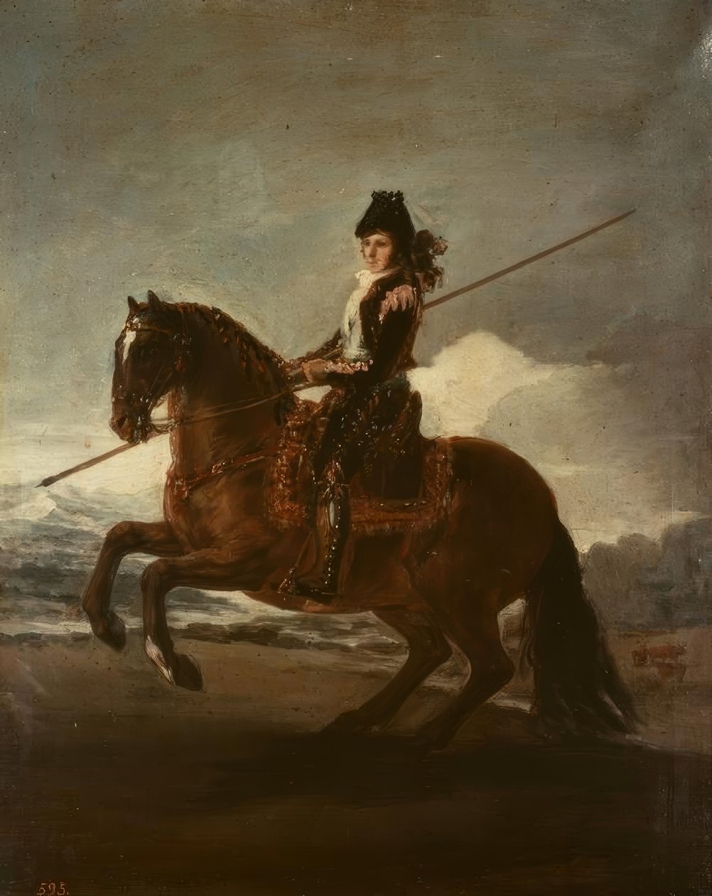 Picador till häst av Francisco de Goya
