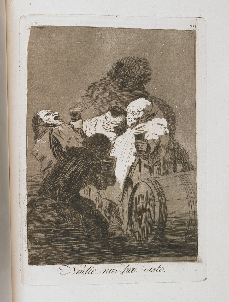 Tallrik från Los Caprichos, 1797-1798 av Francisco de Goya