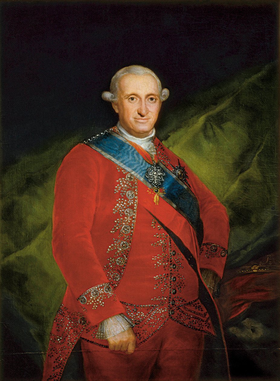 Porträtt av Karl IV av Bourbon, ca 1789 (olja på duk) av Francisco de Goya