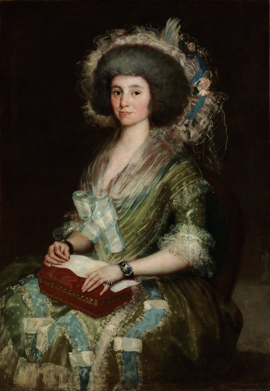 Porträtt av Doña Manuela Camas, hustru till Ceán Bermúdez av Francisco de Goya