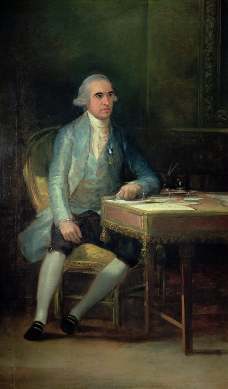 Porträtt av Don Francisco de Saavedra, 1798 av Francisco de Goya