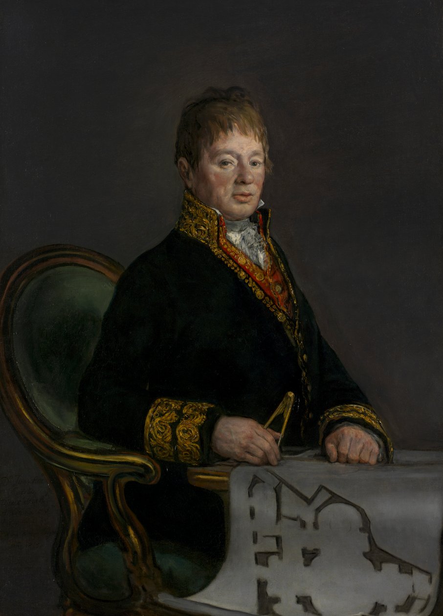 Porträtt av Don Juan Antonio Cuervo av Francisco de Goya